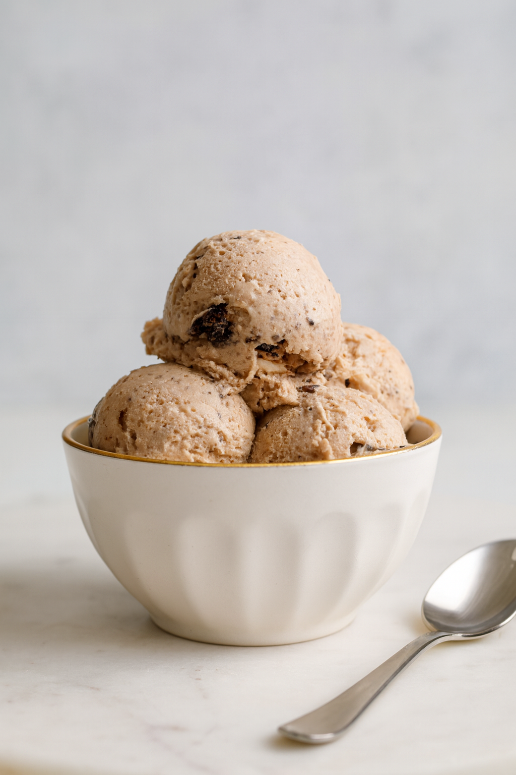 Guilt-Free Creamy Banana Hazelnut Ice Cream