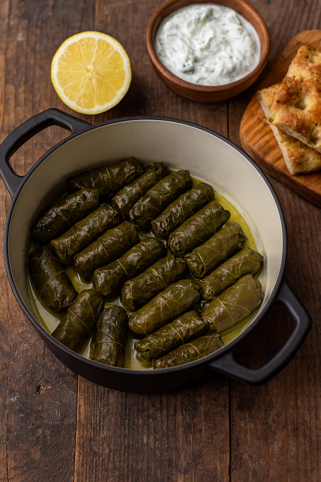 Greek Dolmades Yialantzi – Stuffed Vine Leaves
