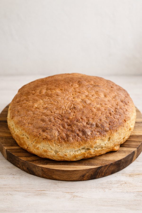 Παραδοσιακό ψωμί kulac με γιαούρτι και σόδα (χωρίς μαγιά)